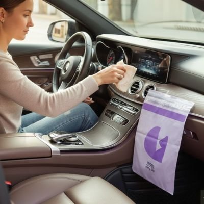 Poubelle de voiture 